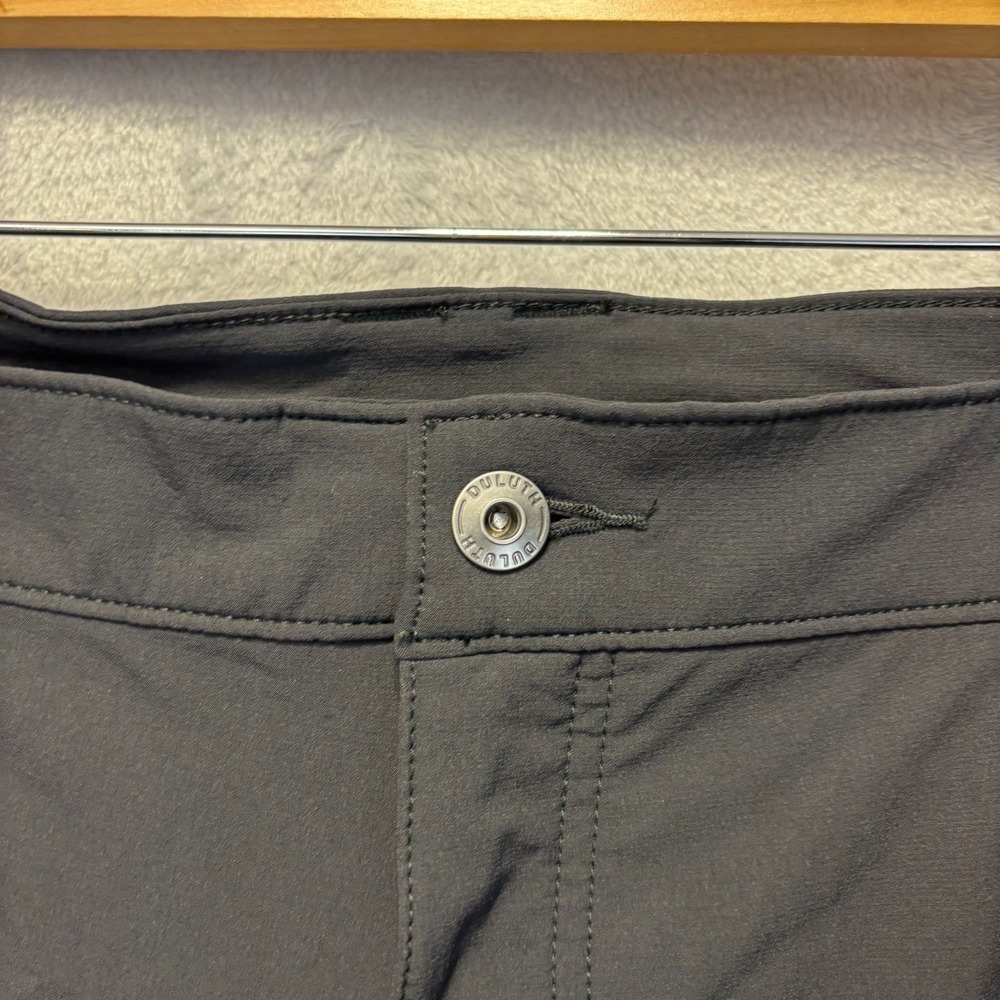 Duluth Trading Co Nylon Hiking Pants Womens 22W x31 Black Outdoor Zipper Pockets - Picture 11 of 16
